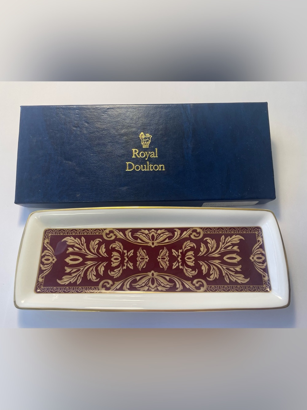 Royal Doulton TENNYSON Fine Bone China Rectangle Narrow Tray